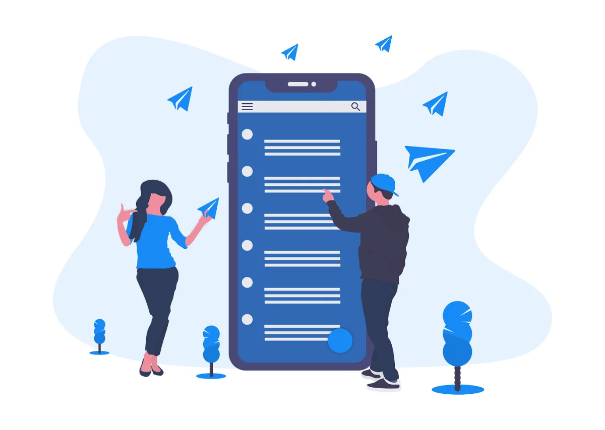Email marketing illustration
