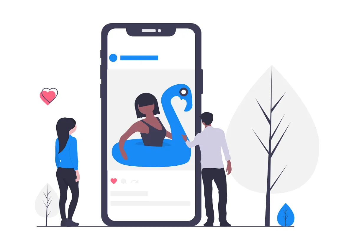 Paid advertising illustration